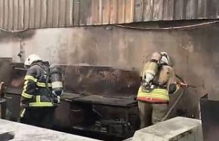 Dörtyol’da tel fabrikasında yangın