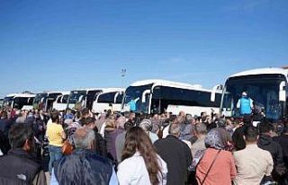 Düzce’de 191 hacı adayı dualarla uğurlandı