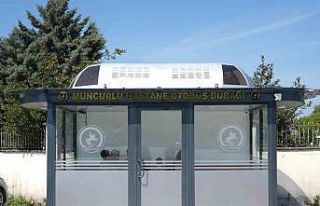 Düzce’de 7. akıllı durak hastane önüne konuldu