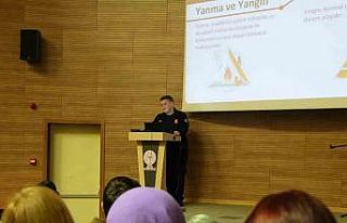 Düzce’de sağlıkçılara yangın eğitimi