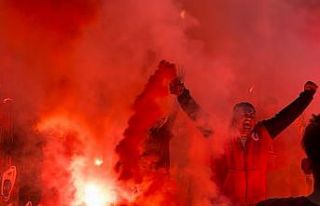 Edirne’de Galatasaray’ın galibiyeti coşkuyla...
