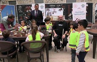 Edirne’de geçmişin izleri minik ellerle boyandı