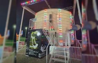 Edirne’deki lunapark faciasının dehşet anları...