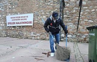 Efeler Belediyesi ekipleri Nevzat Biçer Parkı’nı...