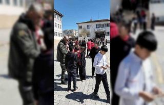 Elazığ’da öğrencilere orman yangını ile mücadele...