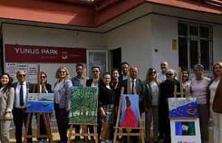 Emekli Kafe’de duygu dolu sergi