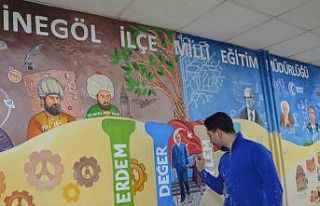 Engelli öğretmen hayal gücünü kullandı, Türkiye...