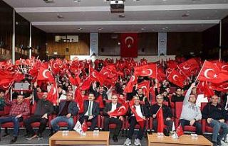 ERÜ’de milli maç heyecanı