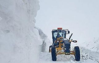 Erzurum’da karın görünmeyen iki yüzü