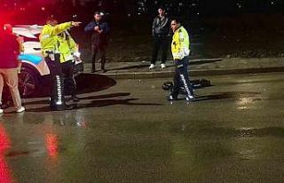 Erzurum’da scooter sürücüsüne araç çarptı:...