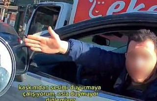 Eskişehir’de seslerin yükseldiği gergin trafik...