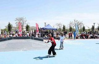 Eyyübiye’de kaykay turnuvası