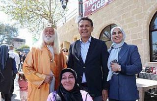 Festivalde Osmanlı geleneği yaşatıldı, ciğer...