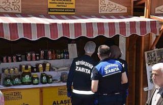 Gastronomi panayırında denetim