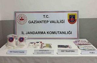 Gaziantep’te 2 kilo metamfetamin ele geçirildi