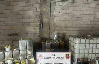 Gaziantep’te bin 500 litre sahte zeytinyağı ele...