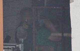 Gaziantep’teki rehine olayı adım adım dron kamerasında