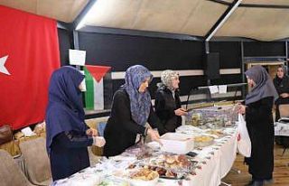 Gazze’ye umut için Oltu’da hayır çarşısı