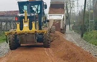 Gerze grup yolları modernize ediliyor