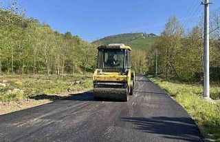 Gölyaka’da 2,7 kilometrelik sıcak asfalt çalışması...