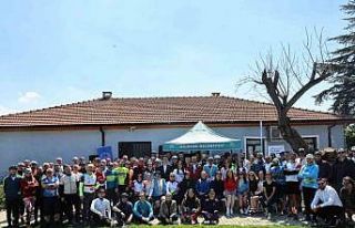 Granfondo Bursa öncesi bisikletliler Nilüfer’de...