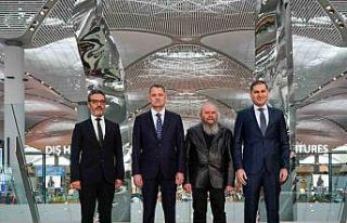 İGA İstanbul Havalimanı dev sanat eseri ile buluştu