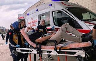 İş yerine sopalarla girip ortalığı savaş alanına...