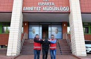 Isparta’da 17 yıl 5 ay hapis cezası bulunan şahıs...