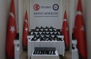 İstanbul’da kaçak silah operasyonu: 91 tabanca...
