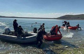 İvriz Baraj Gölü’nde gerçeğini aratmayan tatbikat