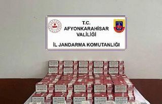 Jandarmadan kaçak makaron operasyonu