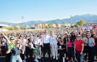 Kadınların ritmi Denizli’ye enerji kattı