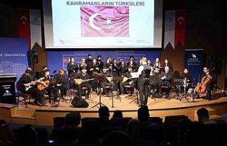 Kahramanlık türküleri yankılandı