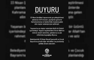 Kahramanmaraş ve Şanlıurfa’daki acı olay sonrası...