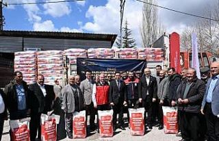 Kahramanmaraş’ta 320 üreticiye 6 bin kilogram...