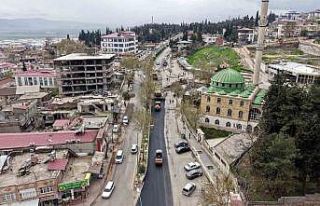 Kahramanmaraş’ta asfalt çalışmaları sürüyor