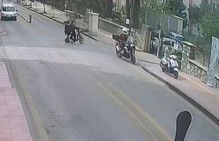 Kaldırımdan kaçtı, 500 bin liradan oldu