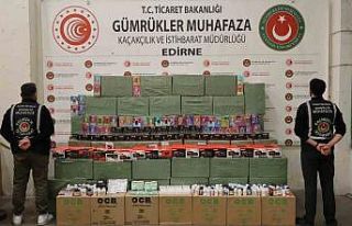 Kapıkule’de 33 milyon liralık kaçak eşya ele...