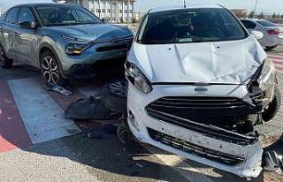 Karaman’da yaşanan kaza ucuz atlatıldı