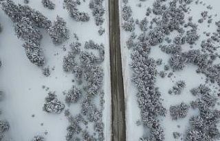 Kars’ta bahar ortasında kış masalı