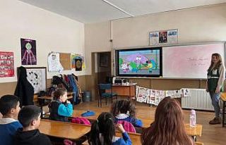 Kars’ta Yeşilay’dan miniklere sağlıklı yaşam...