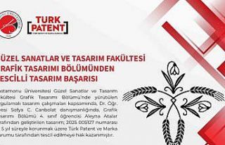 Kastamonu Üniversitesi’nde tasarlanan desene tescil...