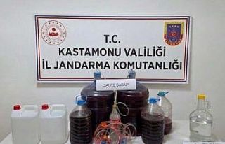 Kastamonu’da sahte içki operasyonu: 1 gözaltı