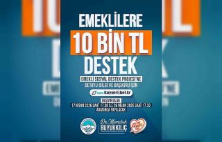 Kayseri Büyükşehir Belediyesi’nden emeklilere...