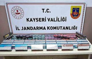Kayseri’de kaçak sigara operasyonu