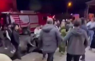 Kaza sonrası yaşanan kavga meydan savaşını aratmadı