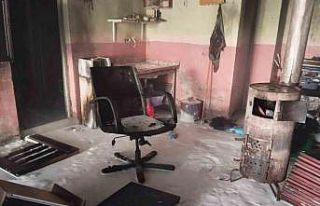 Kelkit’te sobaya dökülen tiner parladı: 1 kişi...