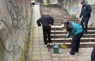 Kendileri kirletti, kendileri temizledi