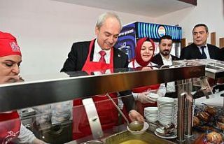 Kepez Kent Lokantası’na vatandaşlardan yoğun...