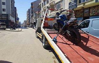 Keşan’da plakasız triportör ve motosiklete 92...